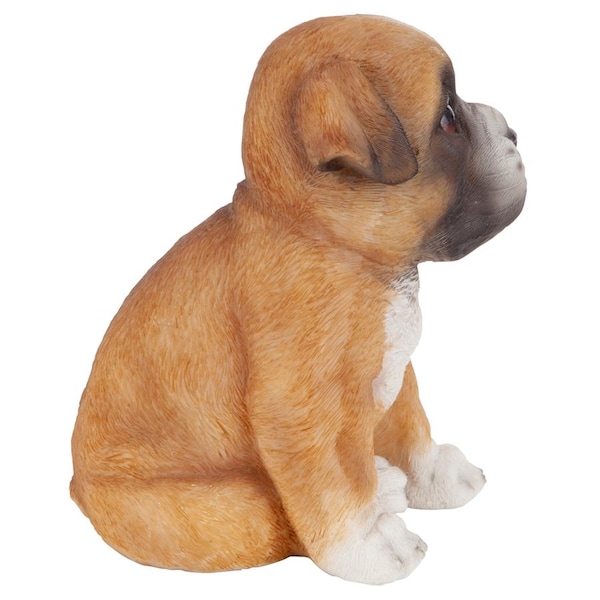 Design Toscano Boxer Puppy Partner Collectible Dog Statue - JQ111031