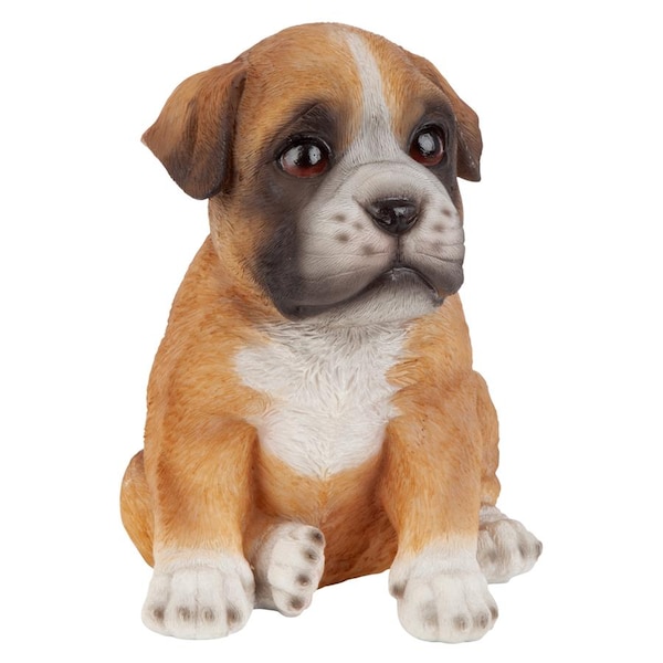 Design Toscano Boxer Puppy Partner Collectible Dog Statue - JQ111031