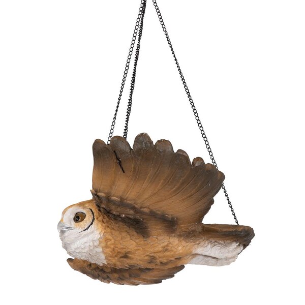 Design Toscano The Garden Owl Hanging Sculpture - NG31625