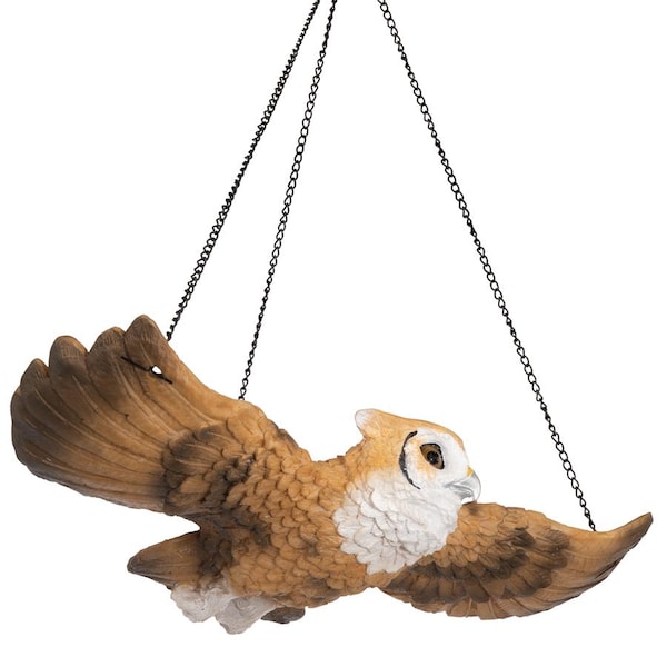 Design Toscano The Garden Owl Hanging Sculpture - NG31625