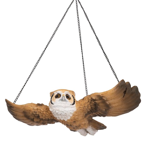 Design Toscano The Garden Owl Hanging Sculpture - NG31625