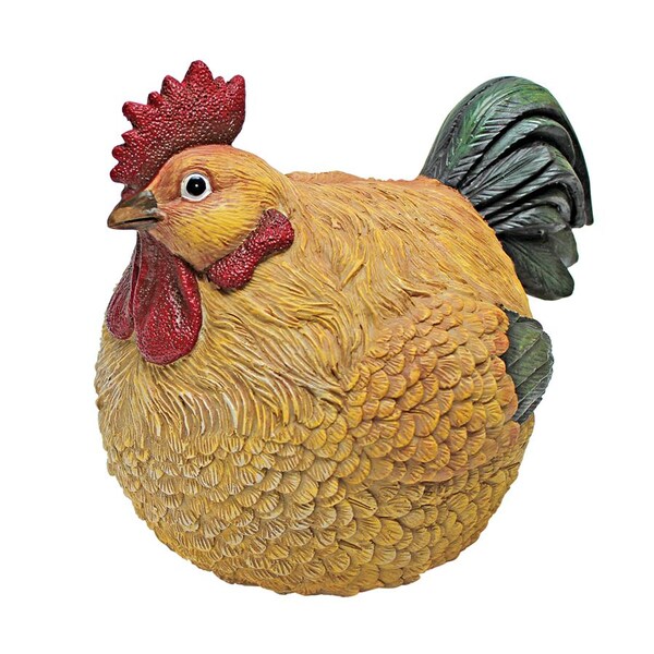 Design Toscano Roly-Poly Ball of Chicken Statue - QM24520001