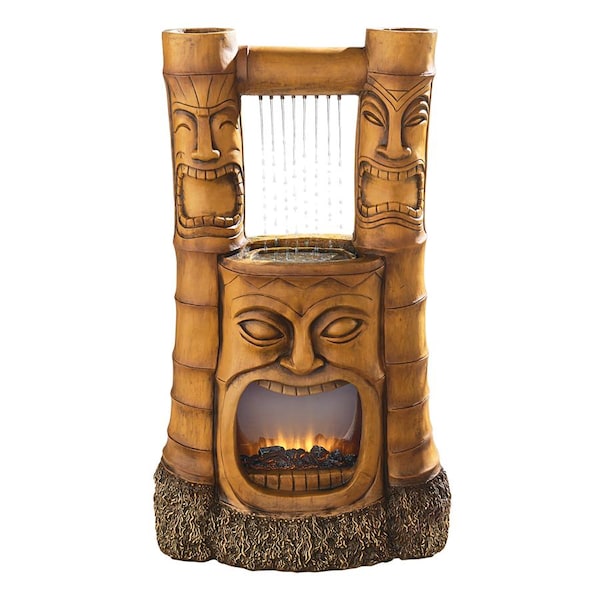 Design Toscano Tiki Gods of Fire and Water Fountain - SH382465