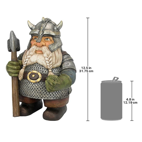 Design Toscano Viking Victor Norse Dwarf Gnome Statue - QM2932200