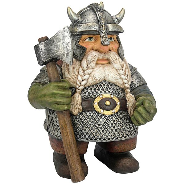 Design Toscano Viking Victor Norse Dwarf Gnome Statue - QM2932200