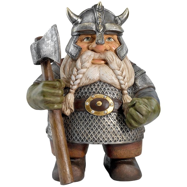 Design Toscano Viking Victor Norse Dwarf Gnome Statue - QM2932200