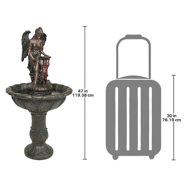 Design Toscano Heavenly Moments Angel Sculptural Fountain - KY3002
