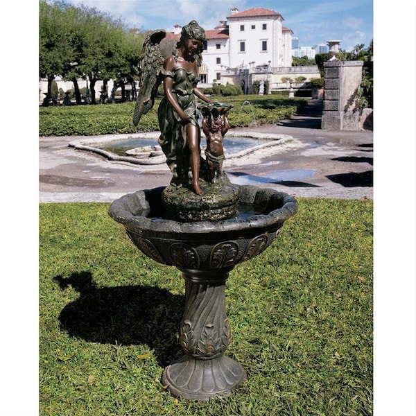 Design Toscano Heavenly Moments Angel Sculptural Fountain - KY3002