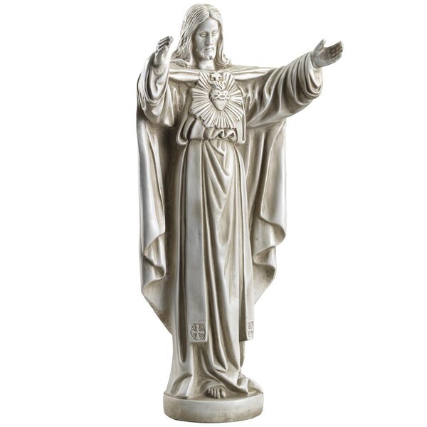 Design Toscano The Sacred Heart of Jesus Spiritual Garden Statue - LY712152