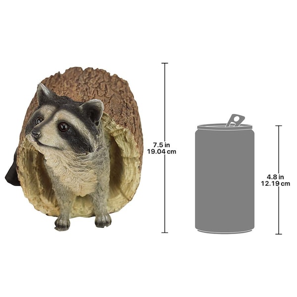 Design Toscano Bandit, the Raccoon Statue - QM24625001