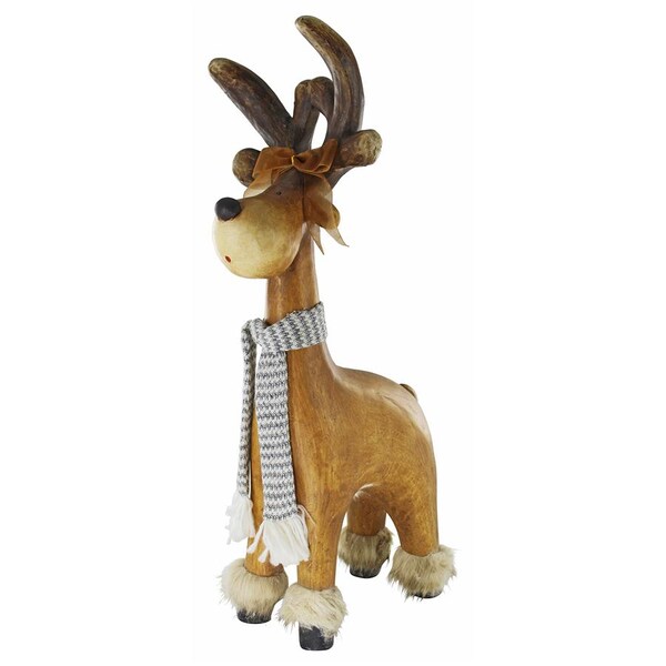 Design Toscano Santa's Second Team Holiday Reindeer Statue: Ambrose - DS19765