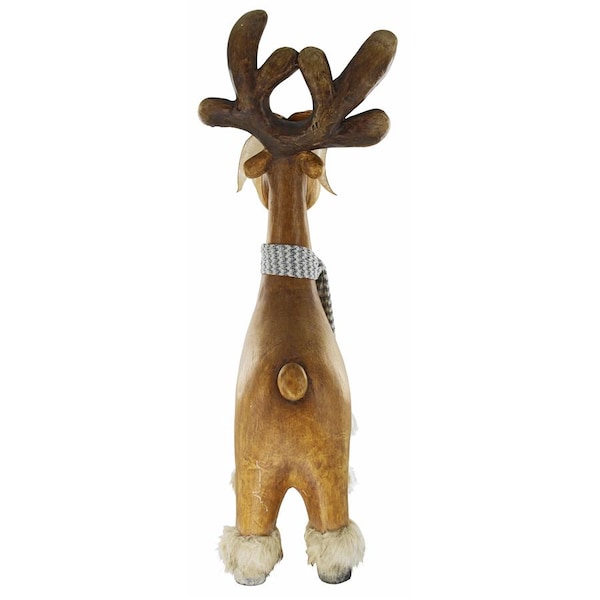 Design Toscano Santa's Second Team Holiday Reindeer Statue: Ambrose - DS19765