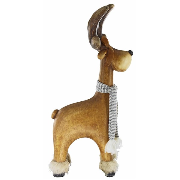 Design Toscano Santa's Second Team Holiday Reindeer Statue: Ambrose - DS19765