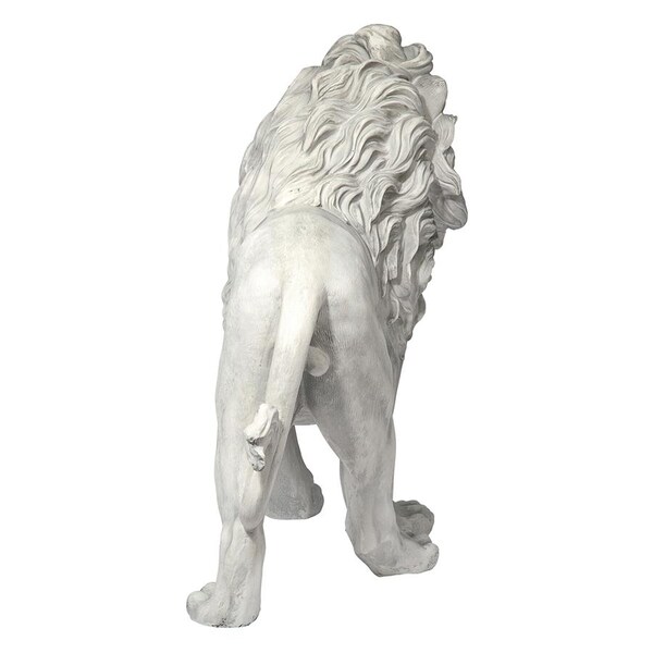 Design Toscano Regal Lion Sentinel of Grisham Manor Statue: Left Foot Forward - KY167