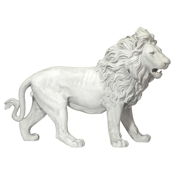 Design Toscano Regal Lion Sentinel of Grisham Manor Statue: Left Foot Forward - KY167