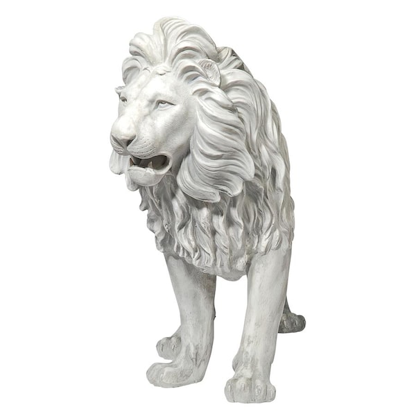 Design Toscano Regal Lion Sentinel of Grisham Manor Statue: Left Foot Forward - KY167