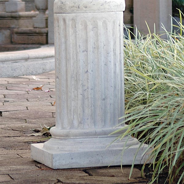 Design Toscano Roman Empire Column Garden Statuary Pedestal: Large - NE60510