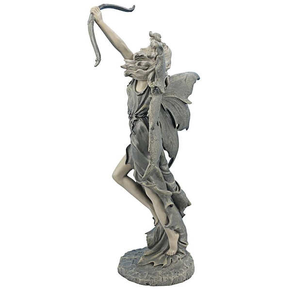 Design Toscano Rhiannon the Archer Garden Fairy Statue: Medium - CL54974