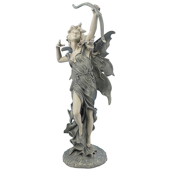 Design Toscano Rhiannon the Archer Garden Fairy Statue: Medium - CL54974