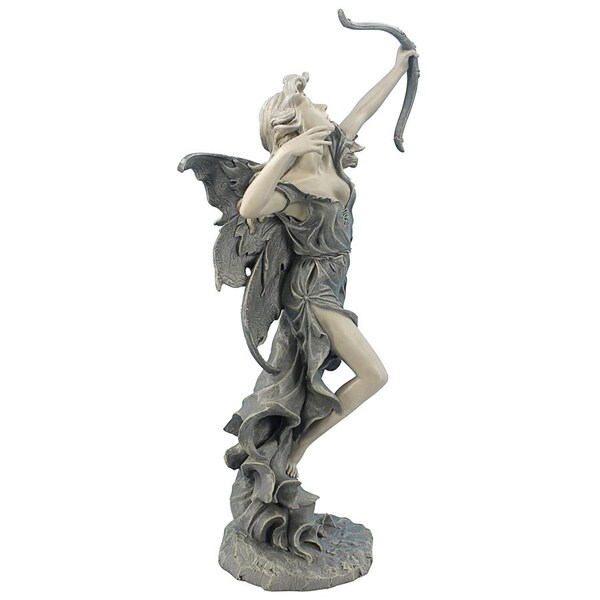 Design Toscano Rhiannon the Archer Garden Fairy Statue: Medium - CL54974