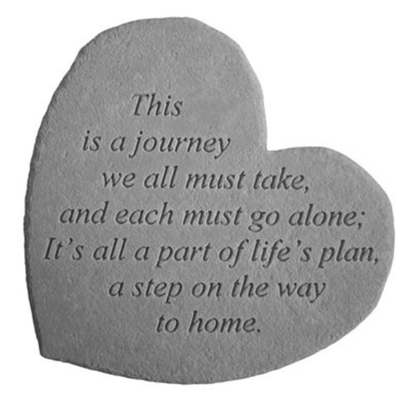 Kay Berry Great Thought Hearts- This is a journey. - 8605