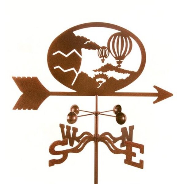 Ez Vane EZ Vane EZ1604-GR Hot Air Balloon Weathervane with Garden Mount - EZ1604-GR