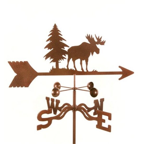 Ez Vane EZ Vane EZ1313-GR Moose Weathervane with Garden Mount - EZ1313-GR
