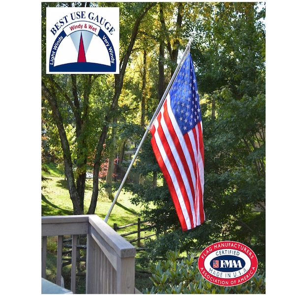 Valley Forge Valley Forge American Flag 36 in. H X 60 in. W - USPN-1