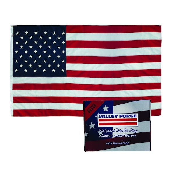 Valley Forge Valley Forge American Flag 60 in. H X 96 in. W - US5PN