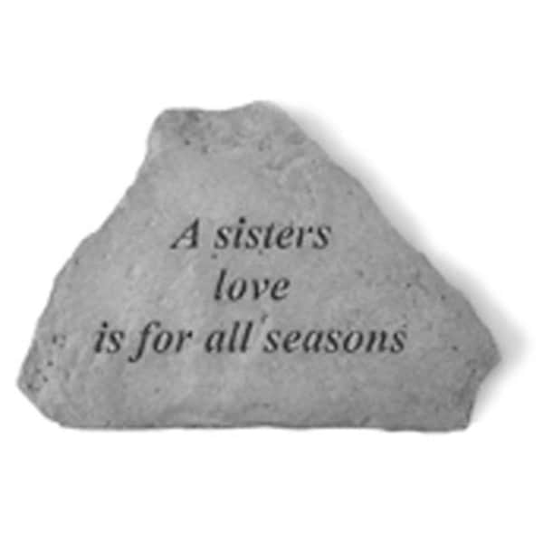 Berry Kay - Inc. A Sisters Love Is For All Seasons - Garden Accent - 5.25 Inches x 3.75 Inches - 71620