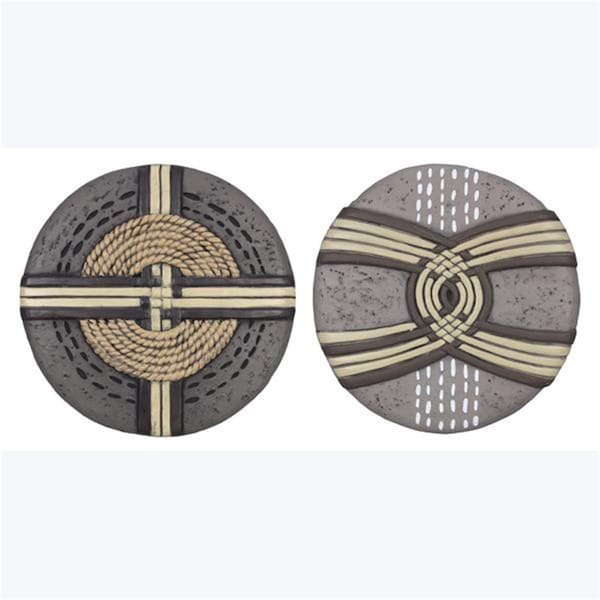 Patio Trasero Cement Zen Garden Stepping Stone, 2 Assortment - PA3278406