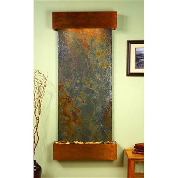 Adagio Adagio IFS1004 Inspiration Falls - Rajah Natural Slate Wall Fountain - IFS1004