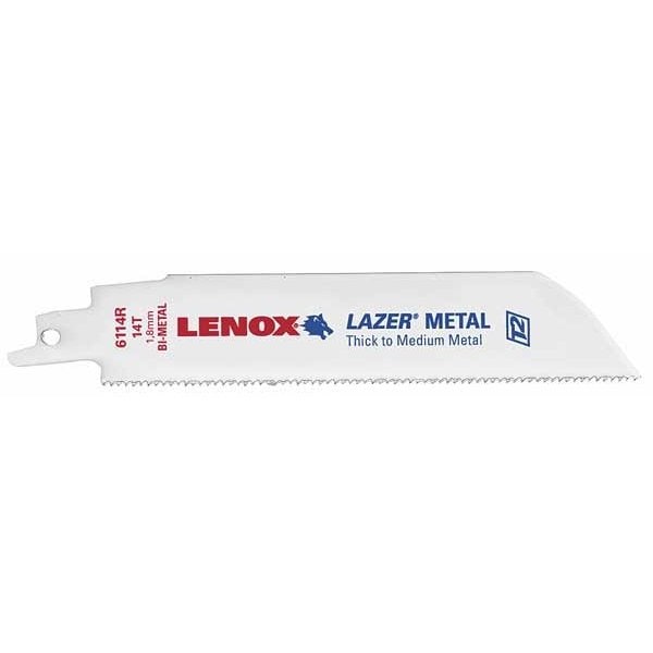 Lenox Recip Saw Blade, TPI 18, 25 UNT, PK4 - 20175B6118R