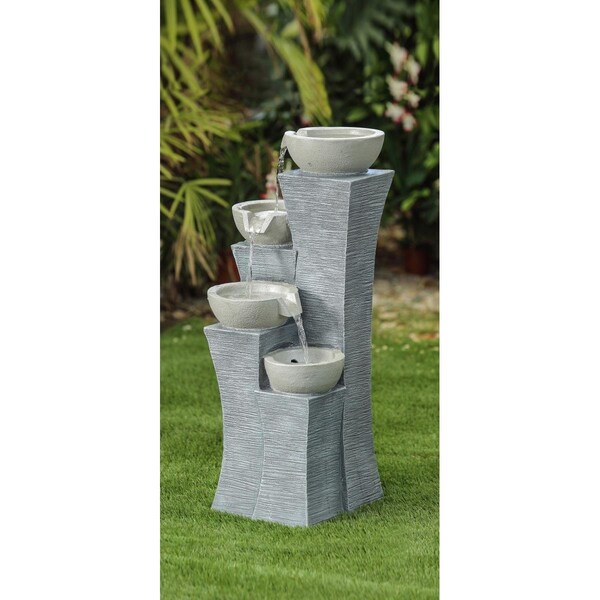 Jeco Four-Tiered Modern-Style Water Fountain - FCL160
