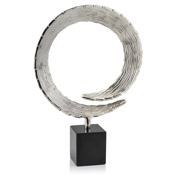 Modern Day Accents Cola LG Tail Sculpture on Marble - 4100