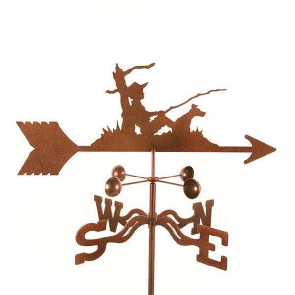 Ez Vane Fisherman Weathervane with Four Sided Mount - EZ1601-4S