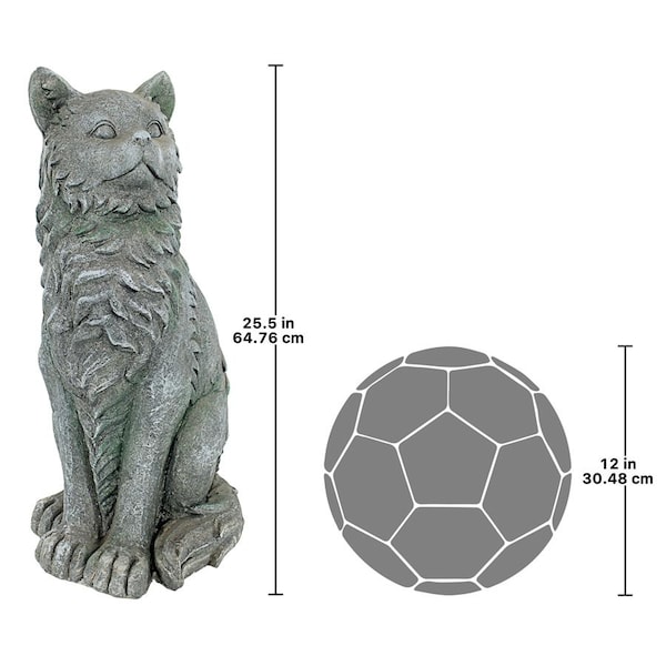 Design Toscano King Olav V Norwegian Forest Cat Statue: Set of Two - FU984643