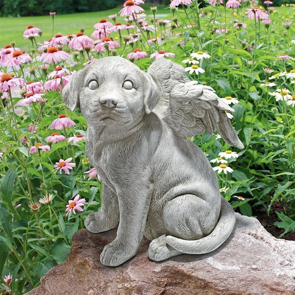 Design Toscano Loving Friend, Memorial Pet Dog Statue: Large - LY7154092