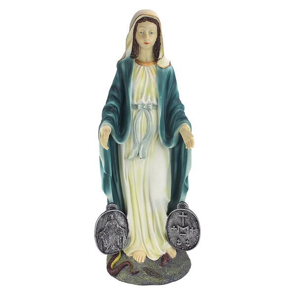 Design Toscano Miraculous Medal Madonna Sacred Garden Statue - KY914
