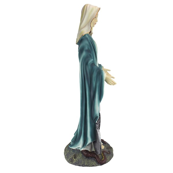 Design Toscano Miraculous Medal Madonna Sacred Garden Statue - KY914