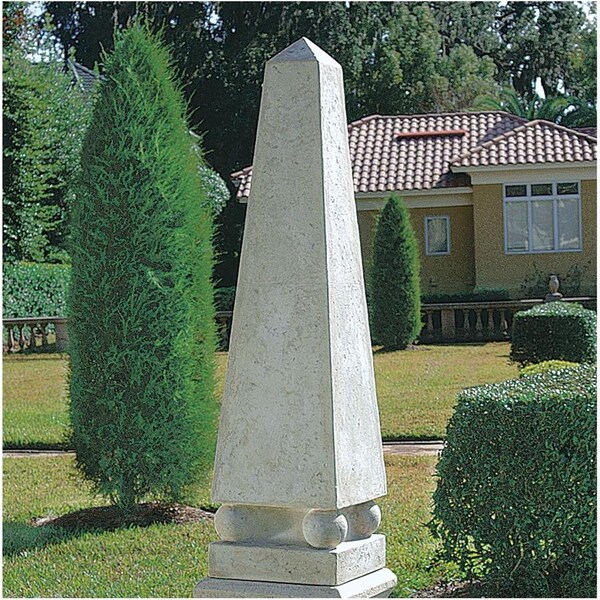 Design Toscano Grand Garden Neoclassical Obelisk Sculpture - NE140508