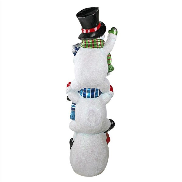Design Toscano SnowBro's Illuminated Snowman Holiday Statue: Large - DB18978