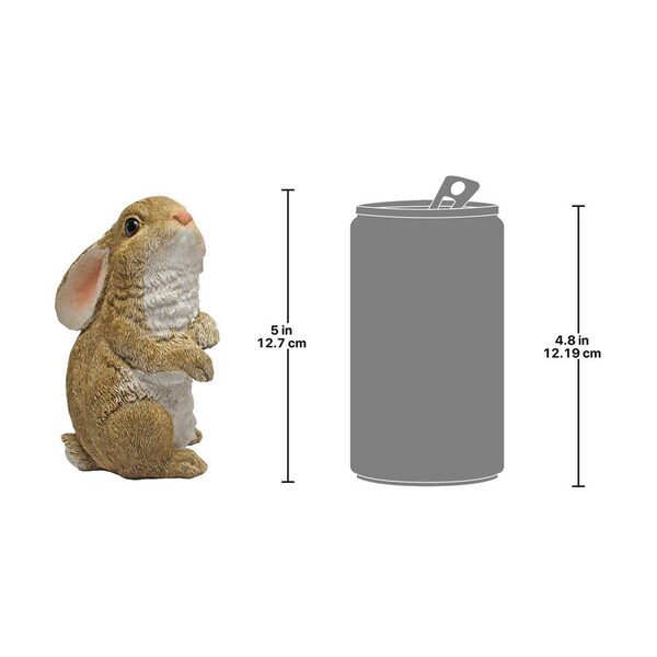 Design Toscano The Bunny Den, Garden Standing Rabbit Statue - QM200801