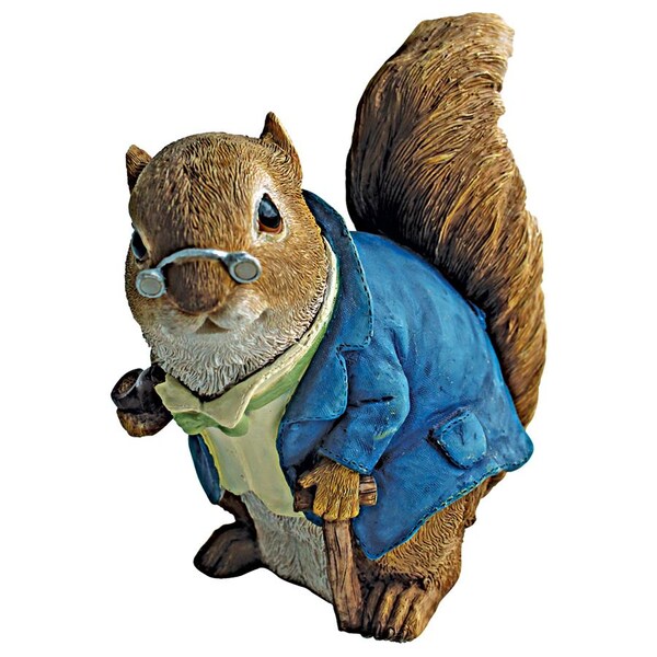 Design Toscano Grandmother and Grandfather Squirrel Statues: Grandfather - QM24685005