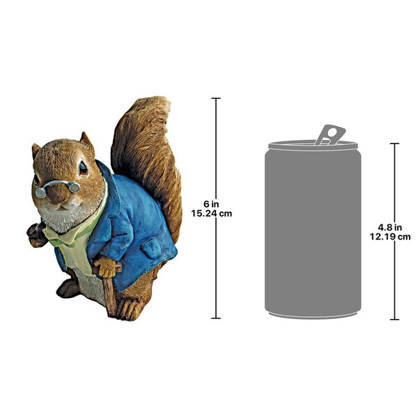 Design Toscano Grandmother and Grandfather Squirrel Statues: Grandfather - QM24685005