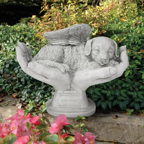 Design Toscano In God's Hands Dog Memorial Statue - KY69912