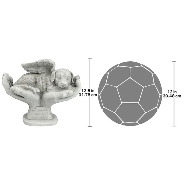 Design Toscano In God's Hands Dog Memorial Statue - KY69912