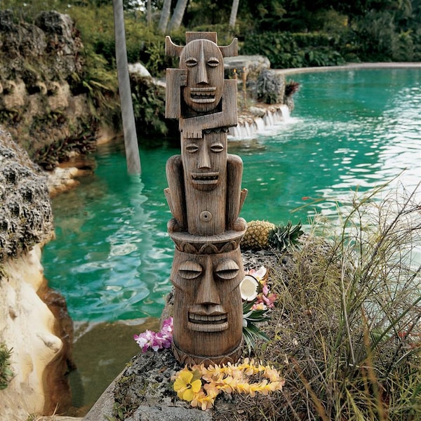 Design Toscano Tiki Gods Statue: Gods of the Three Pleasures - NG31188