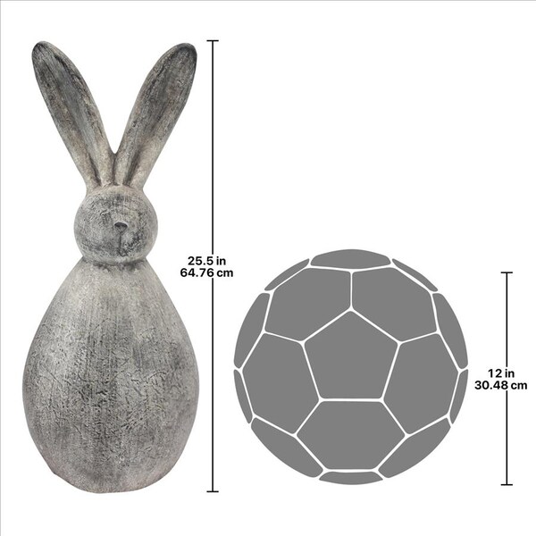 Design Toscano Big Burly Bunnies Rabbit Statue: Oliver the Bunny - FU83243