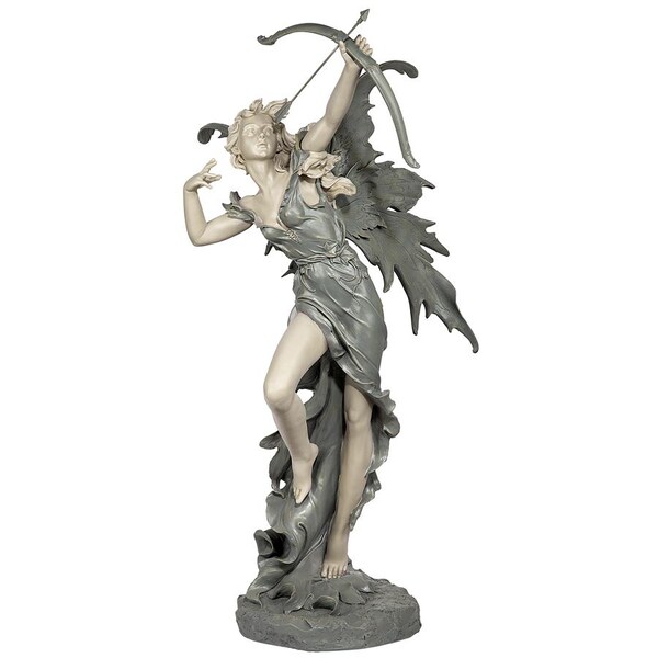 Design Toscano Rhiannon the Archer Garden Fairy Statue: Large - CL4974